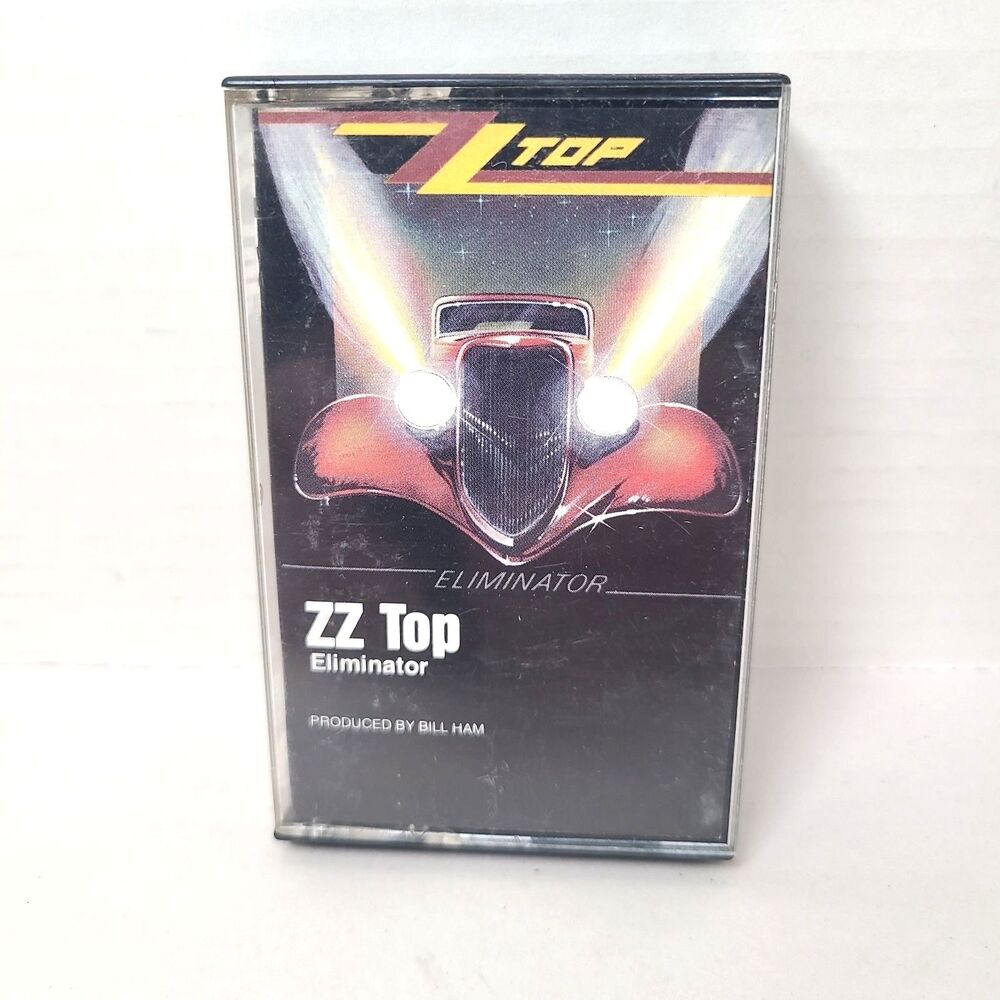 ZZ Top – Eliminator Cassette Tape 1983 Warner Bros. Records – 9 23774-4
